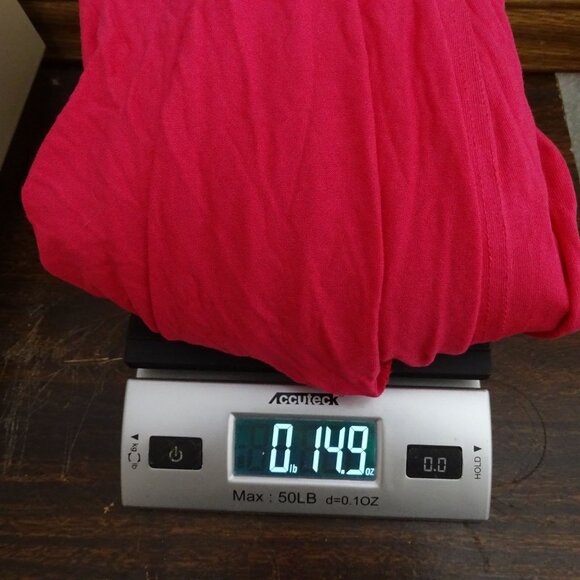 Bluetime Women Pink Lightweight Open Front Long Cardigan Duster Size L Pockets - Picture 12 of 12